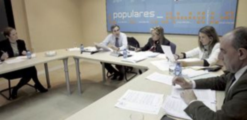 Un momento de la reunión de los integrantes de la ponencia de Política General del XII Congreso Autonómico. /ICAL