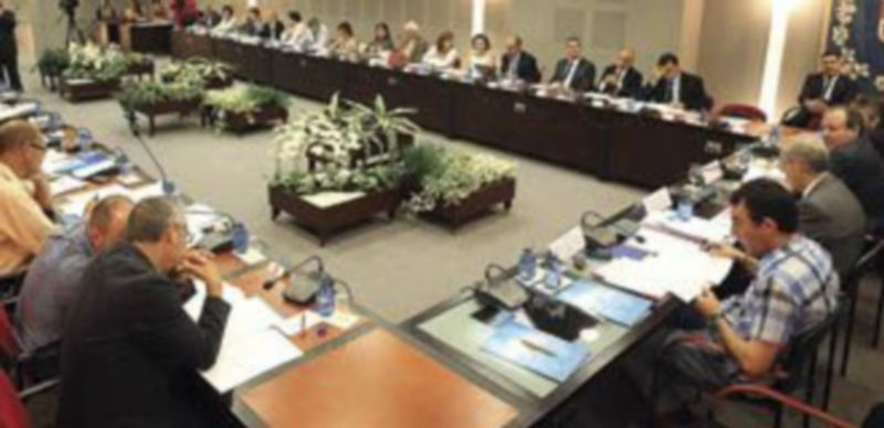 Un momento de uno de los plenos del Consejo Económico y Social de Castilla y León. / Ical