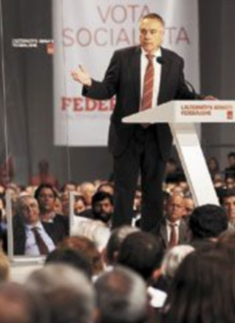 El líder de los socialistas catalanes volvió a pedir ayer la abdicación del Rey. / Psc