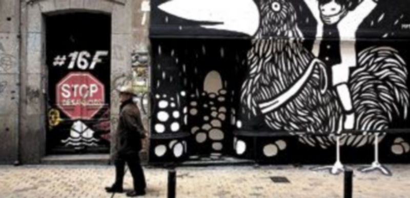 La Plataforma de Afectados por la Hipoteca (PAH) ha realizado movilizaciones por todo el país exigiendo el cambio de la ley. / Reuters