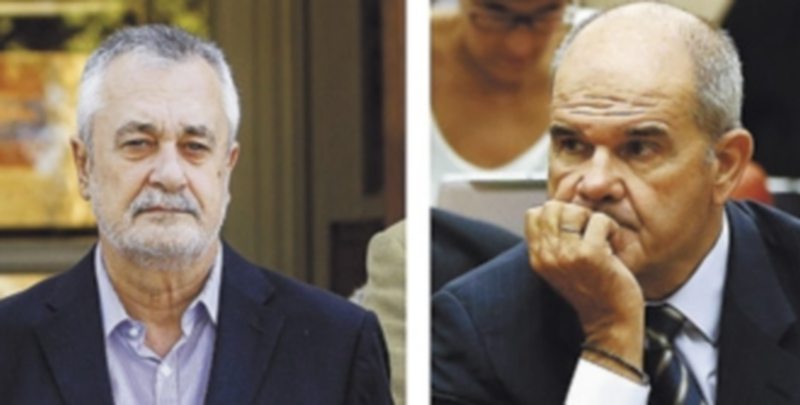 Los expresidentes de la Junta de Andalucía