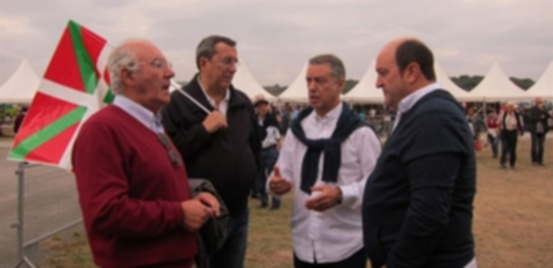 Iñigo Urkullu durante la celebración del ‘Alderdi Eguna’. / Europa Press