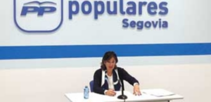 La Diputada por Segovia del Partido Popular
