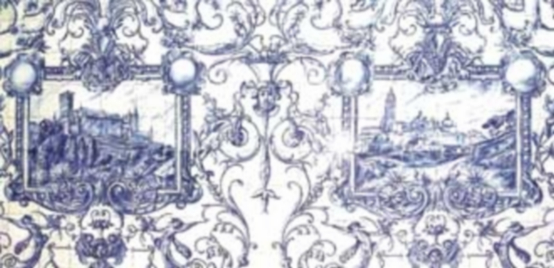 El parietal izquierdo de la antigua sacristía de La Fuencisla.