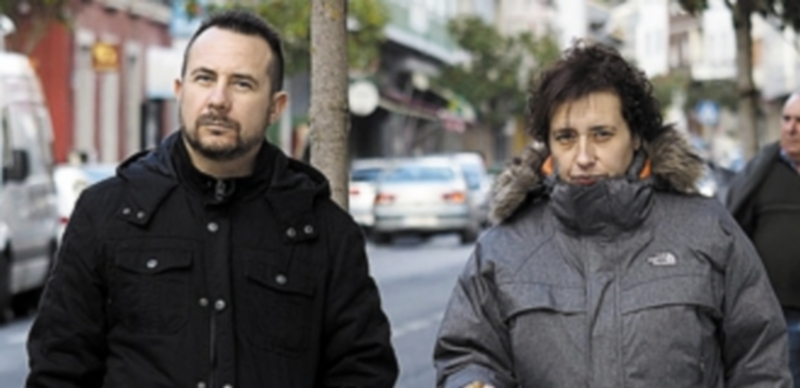 Teresa Romero y su marido