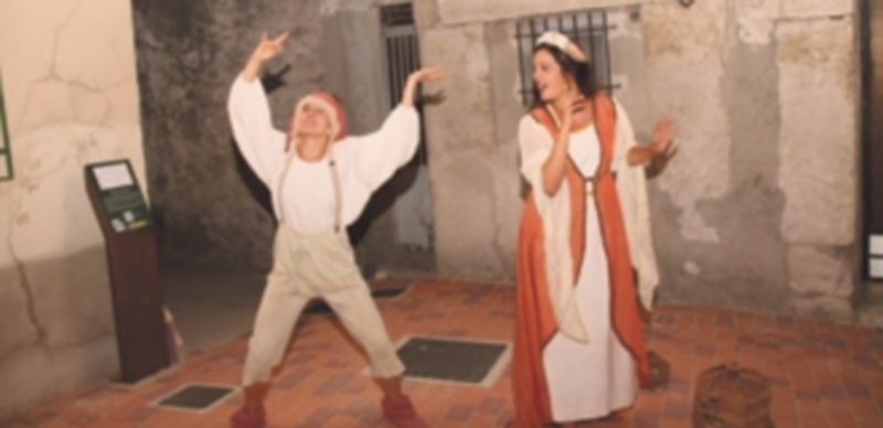 Uno de los momentos de la teatralización nocturna en su primer pase. / C.N.