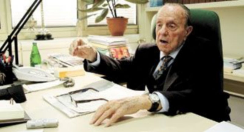 El senador popular Manuel Fraga Iribarne