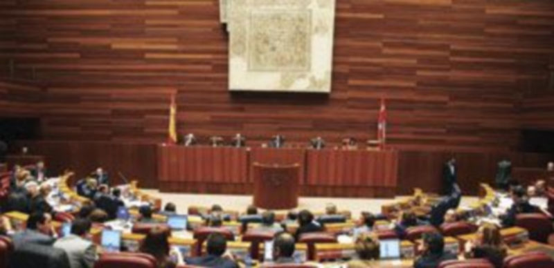 Imagen de una de las sesiones plenarias celebradas en las Cortes durante el primer periodo de la legislatura