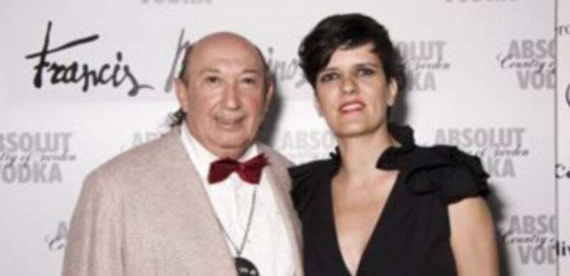 María Delgado Junto a Francis Montesinos en una de las ediciones de Cibeles./ Amelia Rey.