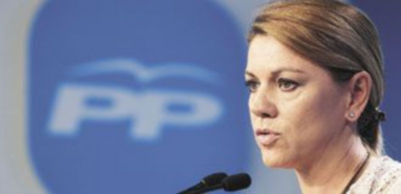 María Dolores de Cospedal presidió ayer la reunión de los ‘barones’ del PP. / Europa Press