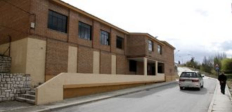 Estado actual del edificio de Sección Femenina ubicado en la Ronda de San Bartolomé. / Gabriel Gómez