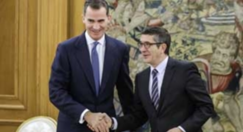 Patxi López exige a Iglesias “que explique su empeño en el referéndum” 1 El Rey Felipe VI recibe al nuevo presidente del Congreso de los Diputados