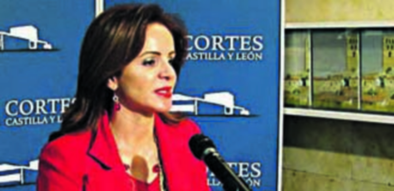 La presidenta del Parlamento autonómico de la Junta de Castilla y León
