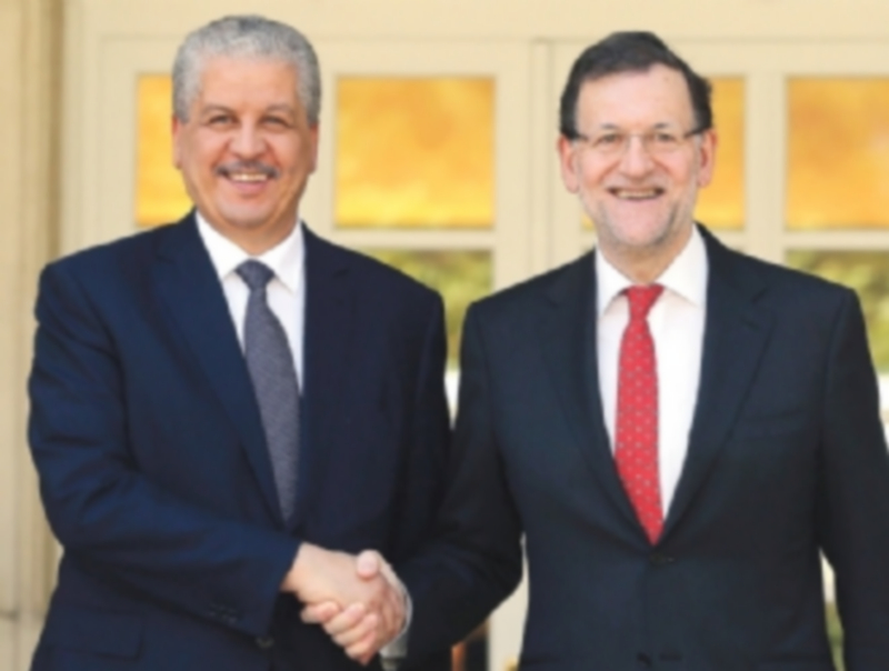 Rajoy no permitirá la declaración unilateral de independencia 1 Mariano Rajoy junto al primer ministro de Argelia