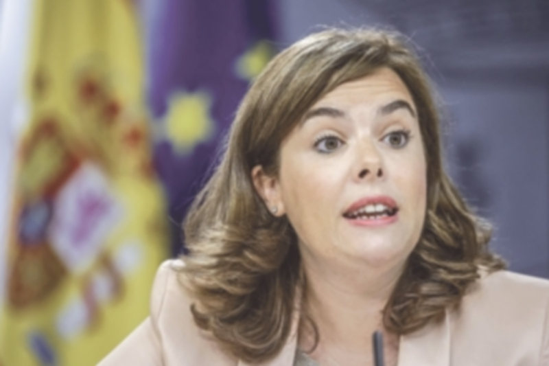 El Gobierno pide más explicaciones de las consecuencias de la secesión 1 La vicepresidenta del Ejecutivo