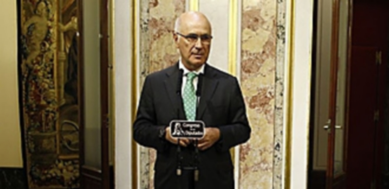 Duran i LLeida durante su comparecencia. / E. P.