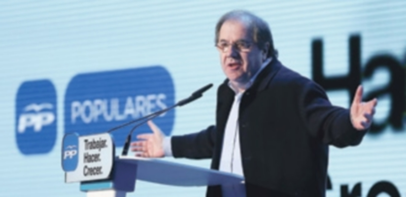 El presidente de la Junta de Castilla y León y candidato del PP para su reelección