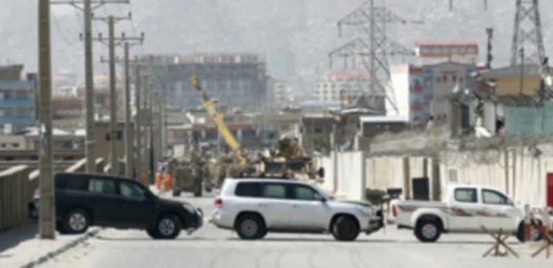 Uno de los lugares de los ataques talibán contra la ciudad de Kabul. / EFE