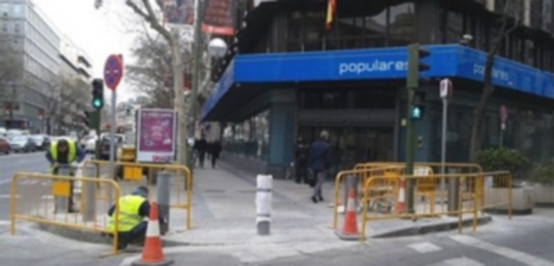 Imagen de la sede del Partido Popular en la calle de Génova en Madrid. / E.p.