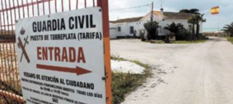 En el cuartel de la Guardia Civil de Zahara de los Atunes no viven ni los agentes ni sus familias