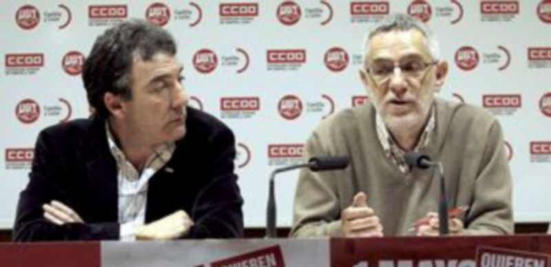Los secretarios de UGT y CCOO