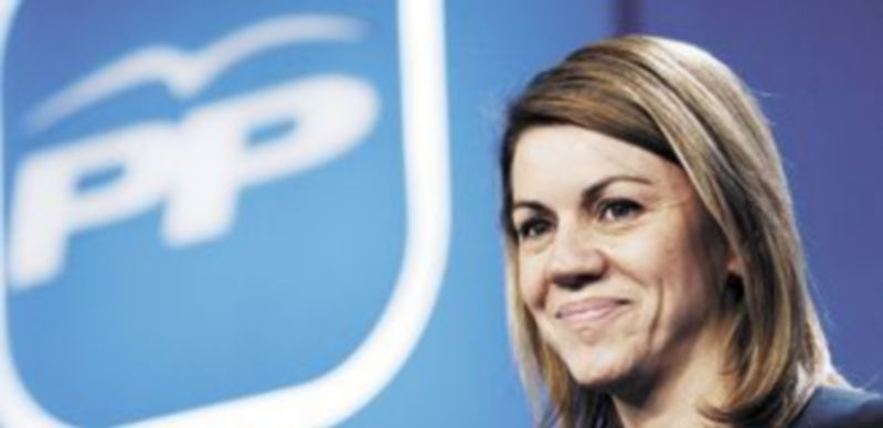 La secretaria del Partido Popular