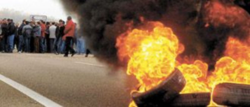 Manifestación de los trabajadores del sector minero en la provincia de León en una imagen de archivo. / Ical