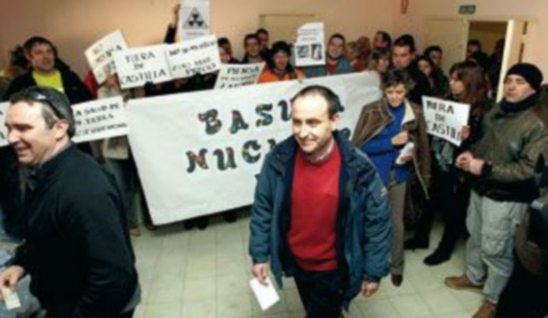 El alcalde de Santervás de Campos (Valladolid)