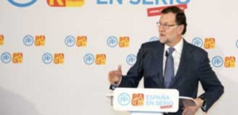 Rajoy promete a Bruselas nuevos ajustes si el PP gana las elecciones 1 El presidente del Gobierno en funciones