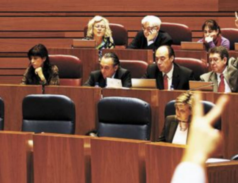 El pleno de las Cortes de Castilla y León