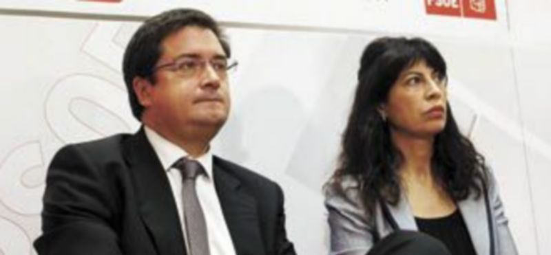 Óscar López y Ana Redondo asisten al acto organizado por su partido con motivo del Día Internacional de la Mujer. / Ical