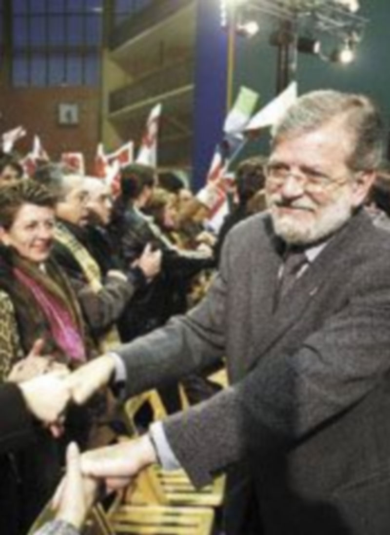 El expresidente extremeño Juan Carlos Rodríguez Ibarra. / Jesús Javier Matías