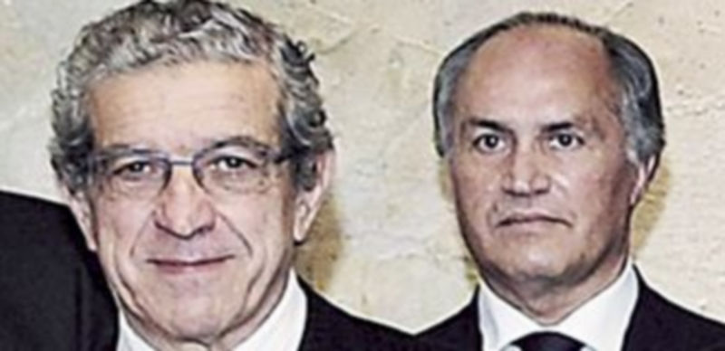 Braulio Medel y Evaristo del Canto en un encuentro de la pasada semana.