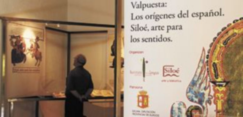 Los orígenes del español levantan pasiones en Oña 1 La exposición