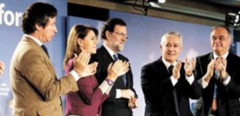 Dirigentes como Carlos Floriano (i)