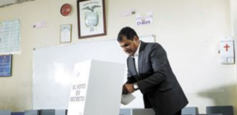 El presidente del país