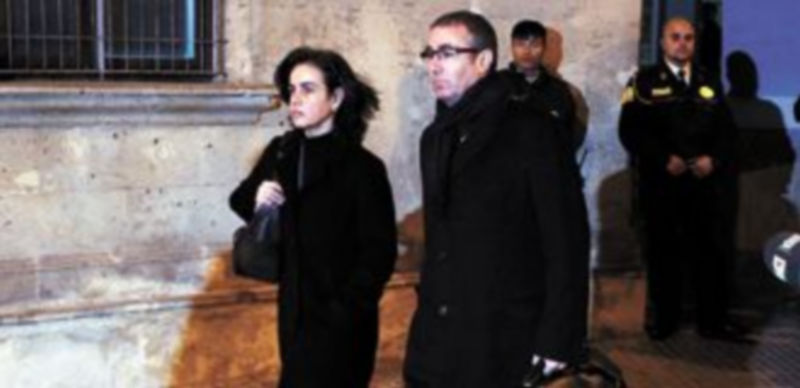 Diego Torres y su mujer