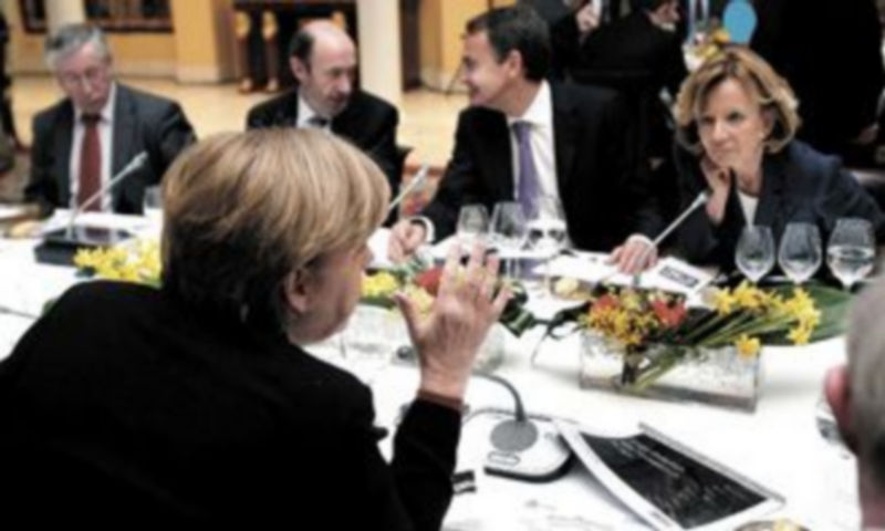 La canciller alemana