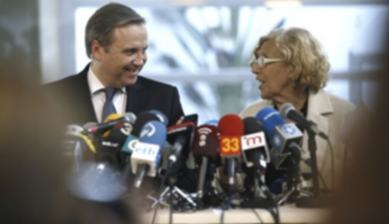 Carmena y Carmona dicen que fomentarán inversiones pero con “transparencia” 1 El candidato socialista