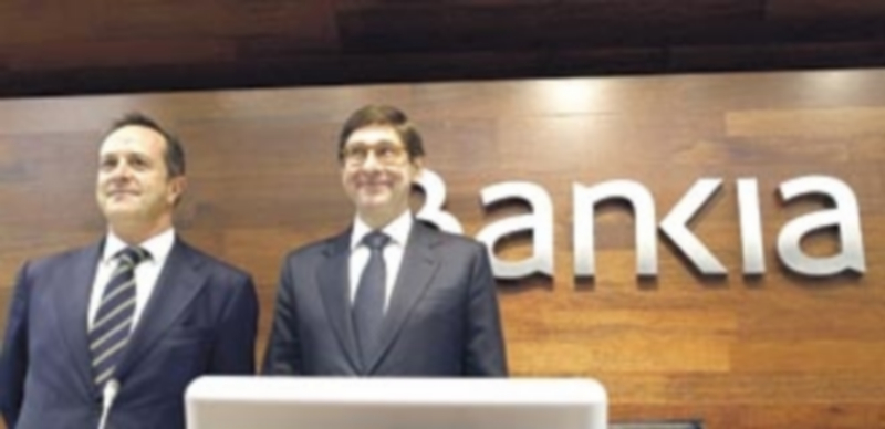 Fitch saca a Bankia del ‘bono basura’ tras subir su calificación a largo plazo 1 El presidente de Bankia