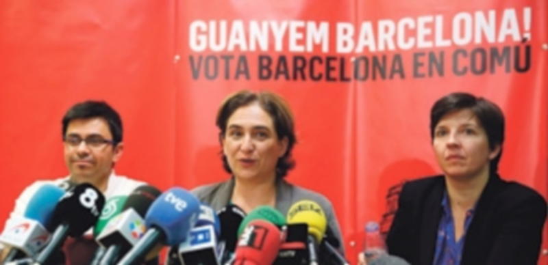 Ada Colau: “No queremos que nadie nos tenga miedo” 1 La líder de Barcelona en Comú y futura alcaldesa de Barcelona