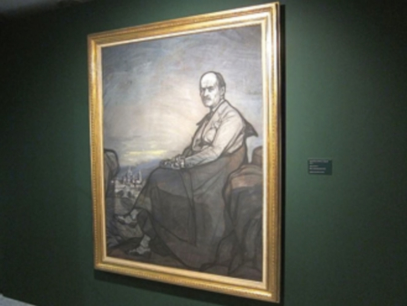 El ‘Retrato de Ortega y Gasset’ de Zuloaga que puede verse en Salamanca. / E.P.