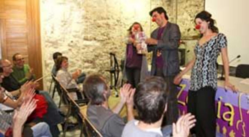 Acto de presentación de la revista conmemorativa del 25 aniversario de Zereia. / Gabriel Gómez.