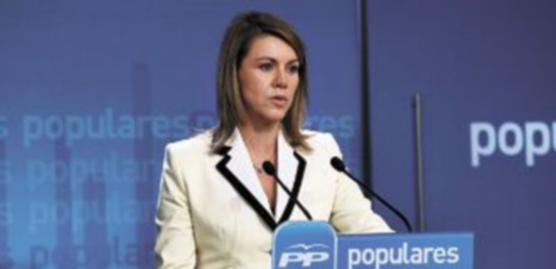 María Dolores de Cospedal seguirá al frente de la Secretaría General del PP tras el Congreso que los ‘populares’ celebrarán este fin de semana en Sevilla. / Europa Press.