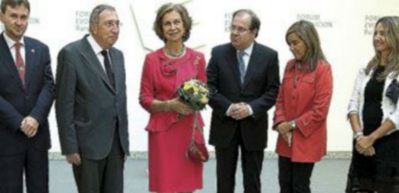 La Reina Sofía inaugura el último eslabón del Complejo de la Evolución Humana 1 Lacalle (i)