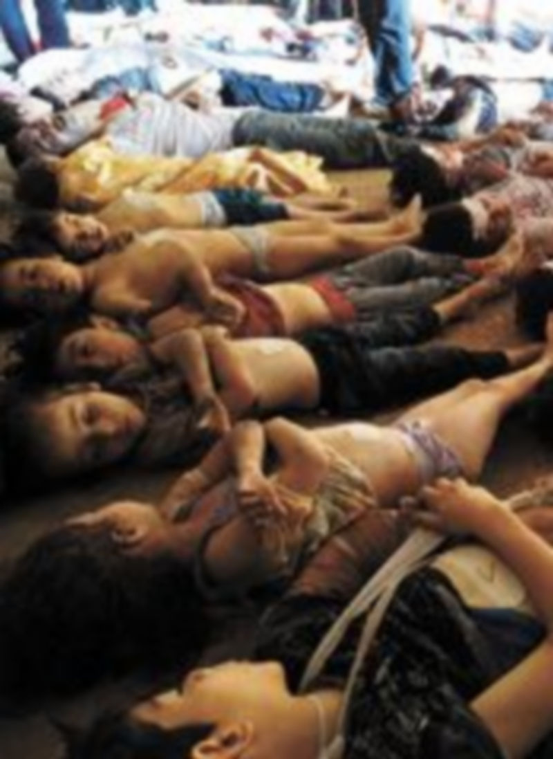 Ataque con gas sarín en el barrio de Ghouta