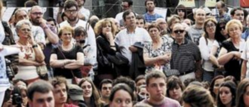 Un momento de la concentración celebrada en Valladolid. /Ical