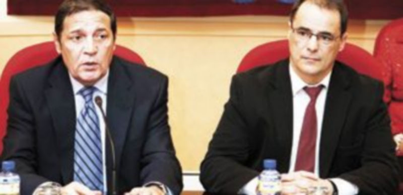 Antonio María Sáez (i) y Ricardo Canal informan sobre el programa de cribado diagnóstico del autismo. / ICAL