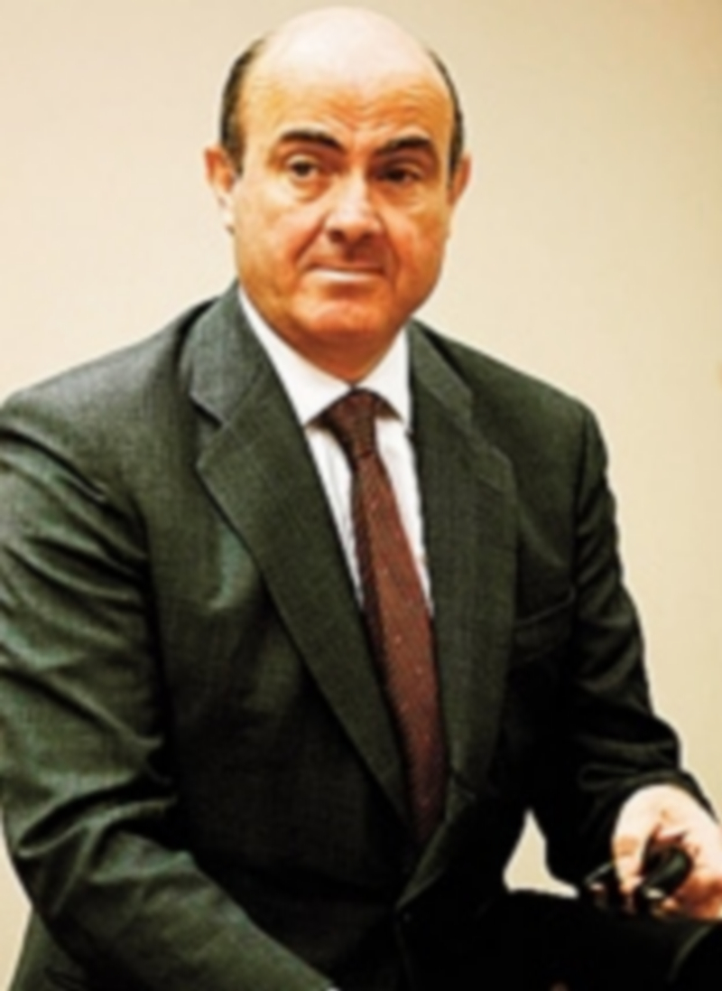 El ministro Luis de Guindos.