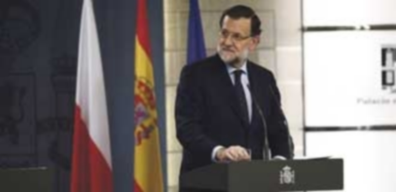 Rajoy ve “razonable” unir esfuerzos contra quien quiere “liquidar España” 1 Mariano Rajoy hablo durante la entrevista sobre la situación de Cataluña y el futuro del Estado. / Efe